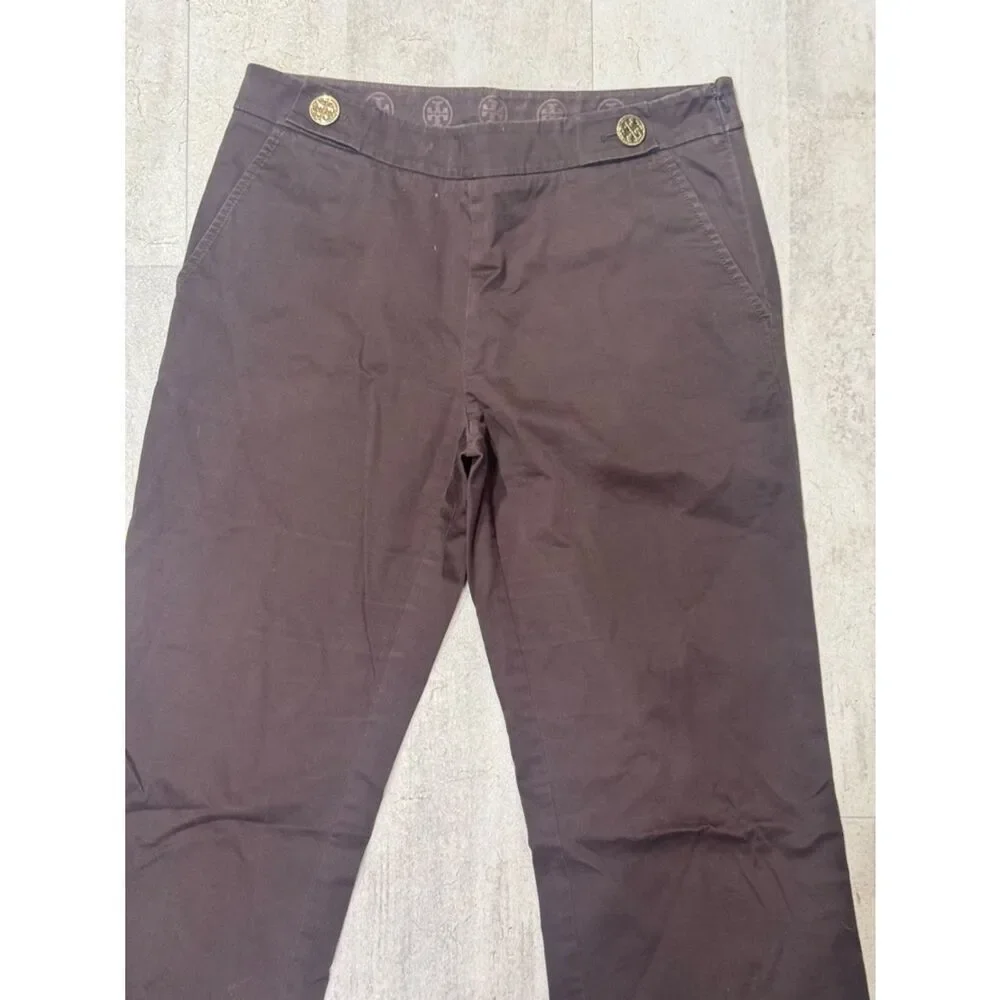 Tory Burch brown Boot Cut Pants